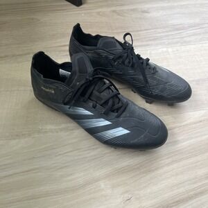 New adidas Predator League FG Soccer Cleats Carbon Black IF6347 Mens Size 11